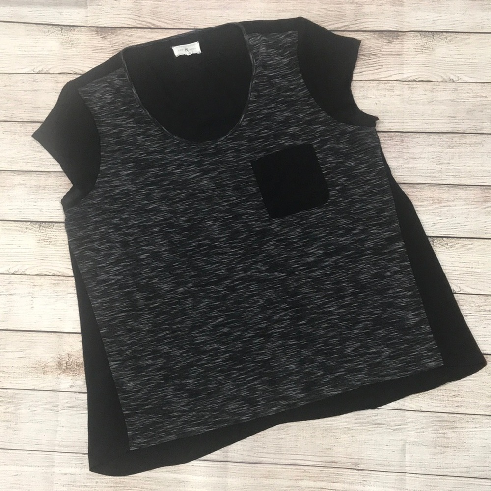 Lou & Grey mixed media T-shirt
